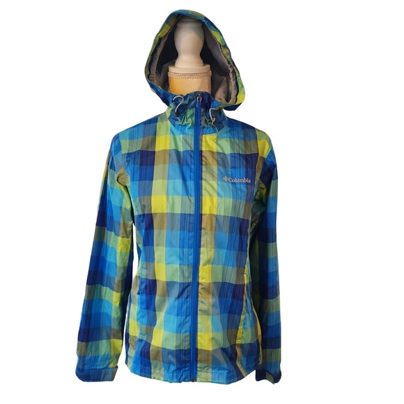 Columbia Jackets & Blazers - Columbia Women's Plaid Light Weight Windbreaker Waterproof Jacket Size Small